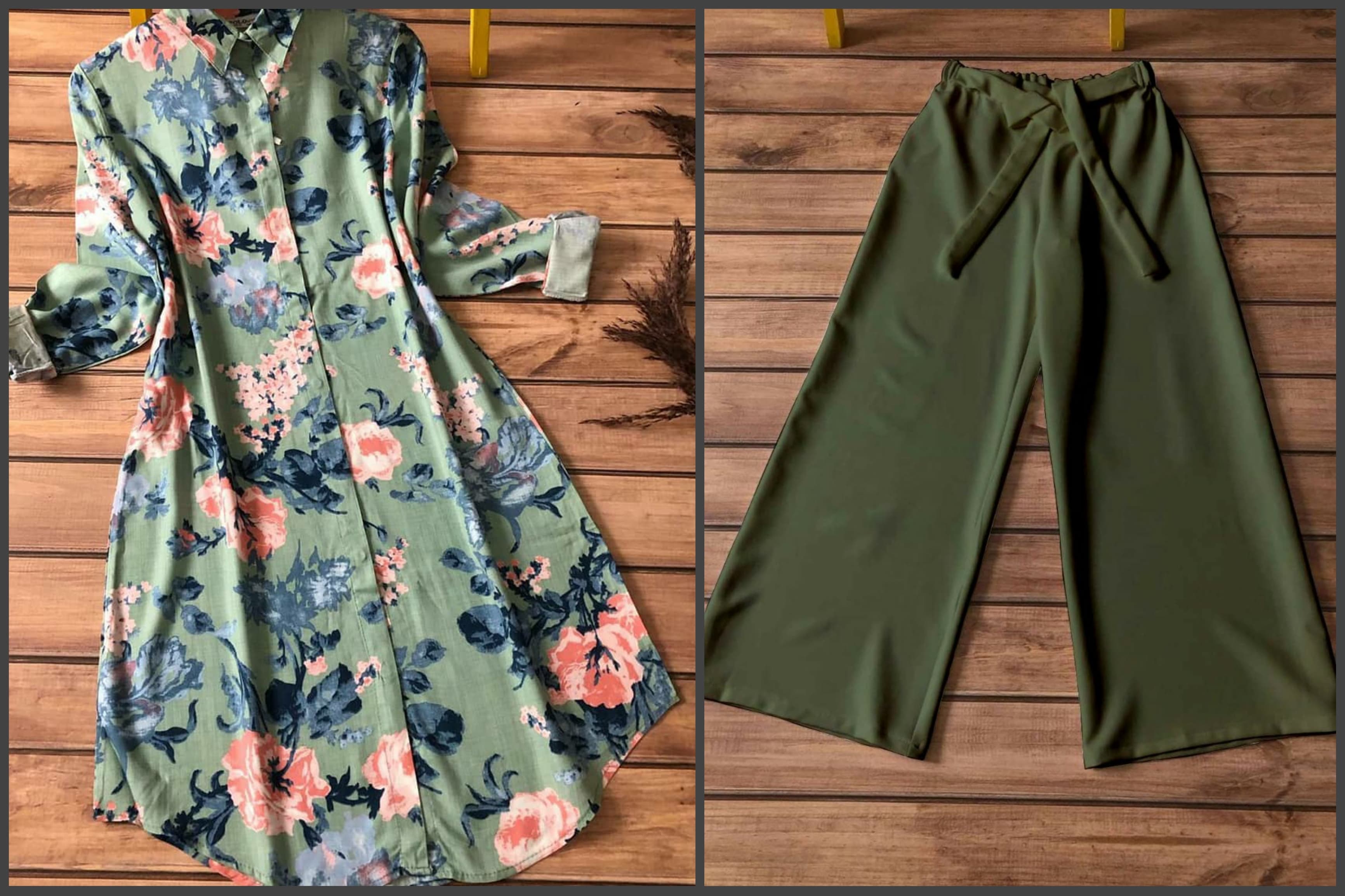 Premium Women’s Lycra Kurta Set with Palazzo