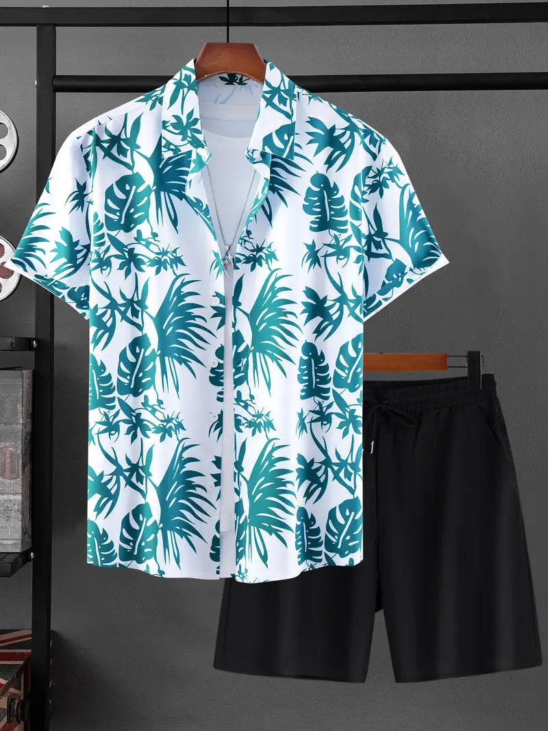 Premium Men’s Lycra Night Suit – Comfortable Shirt & Shorts Set