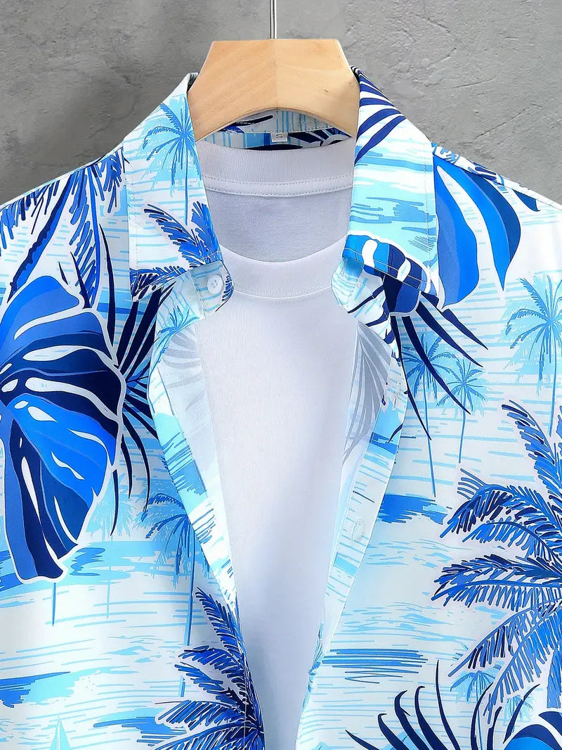 Premium Men’s Lycra Night Suit – Comfortable Shirt & Shorts Set