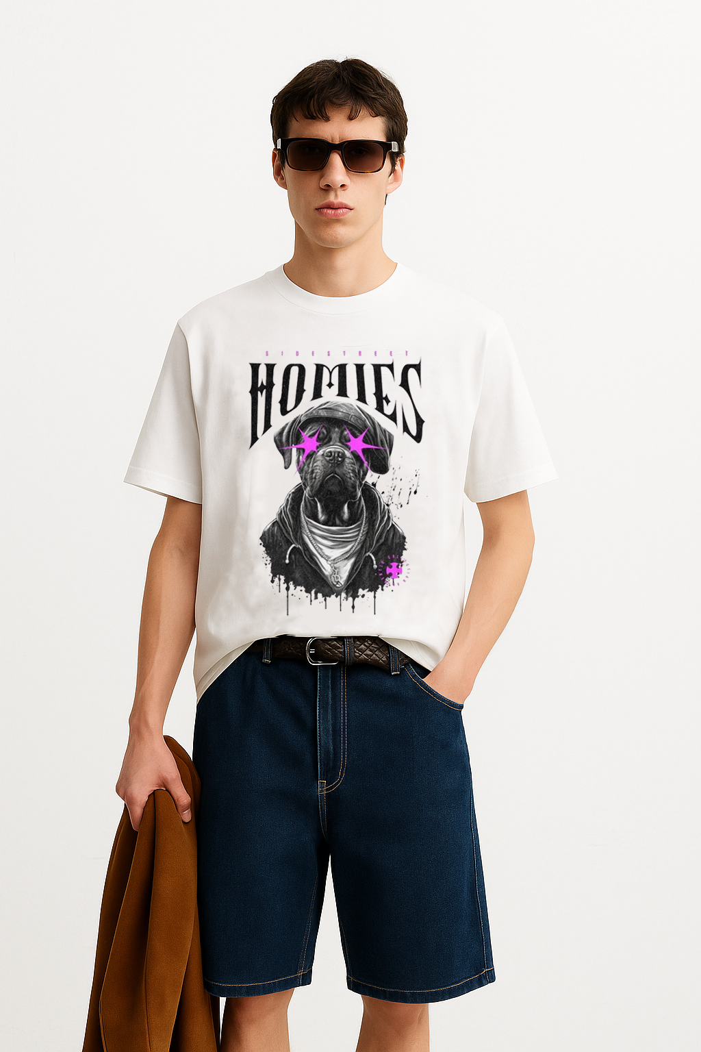 Premium Cotton Oversized T-Shirt – White
