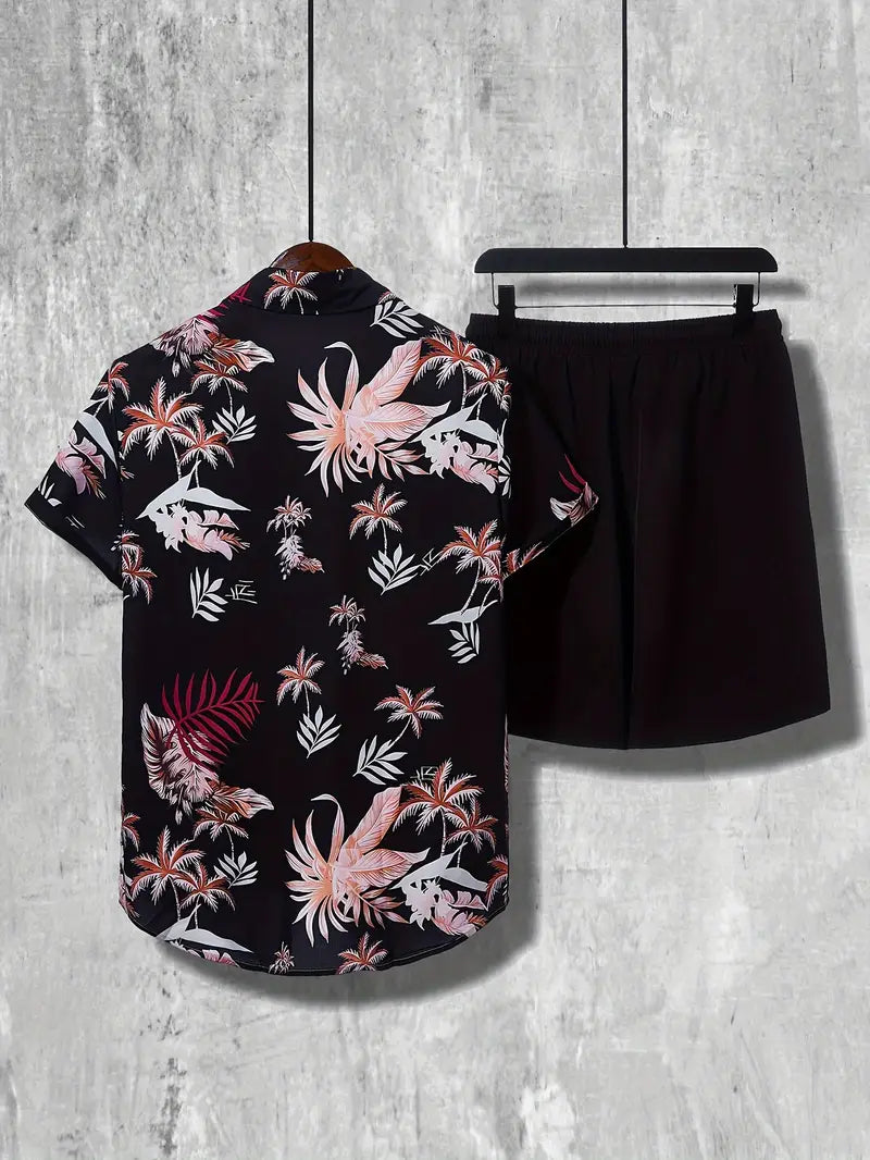 Premium Men’s Lycra Night Suit – Comfortable Shirt & Shorts Set