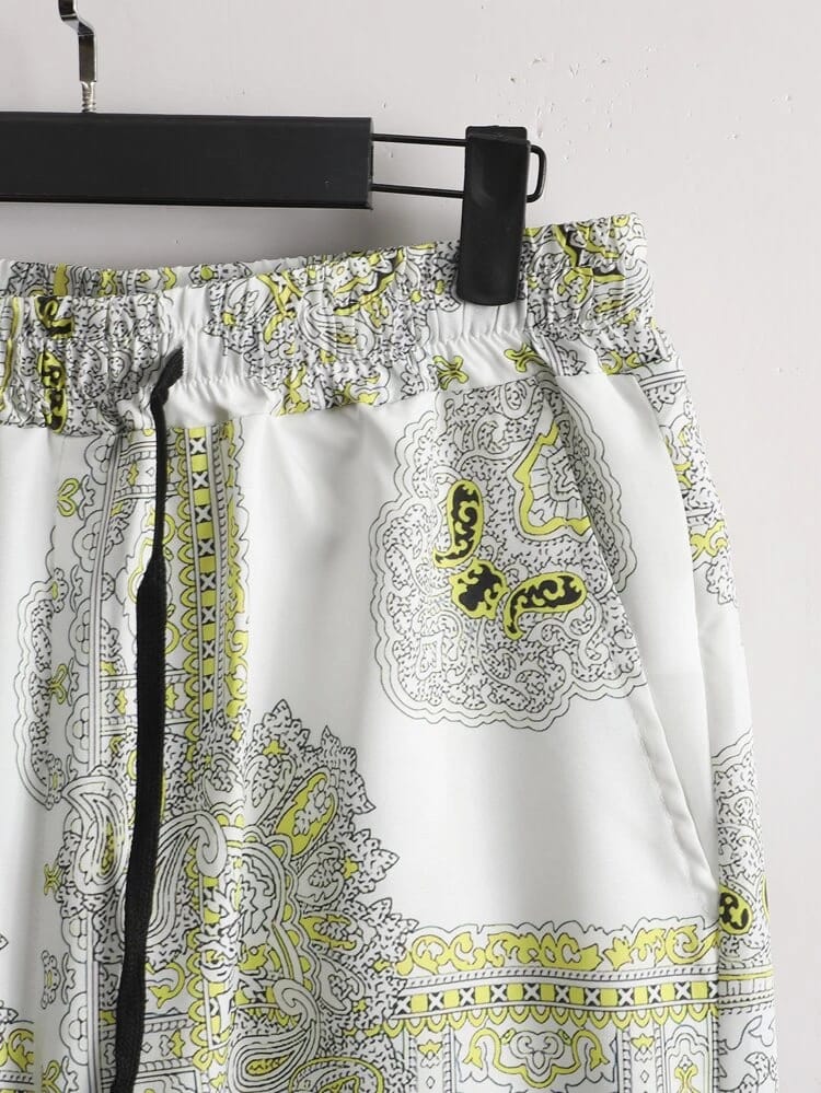 Premium Men’s Lycra Night Suit – Comfortable Shirt & Shorts Set