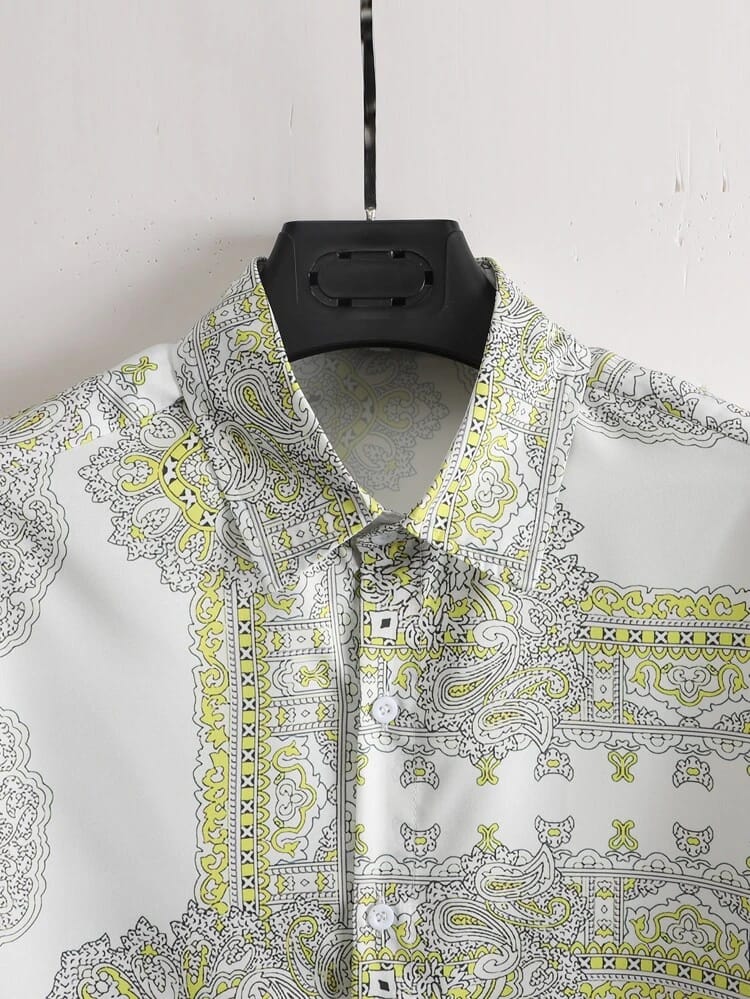 Premium Men’s Lycra Night Suit – Comfortable Shirt & Shorts Set