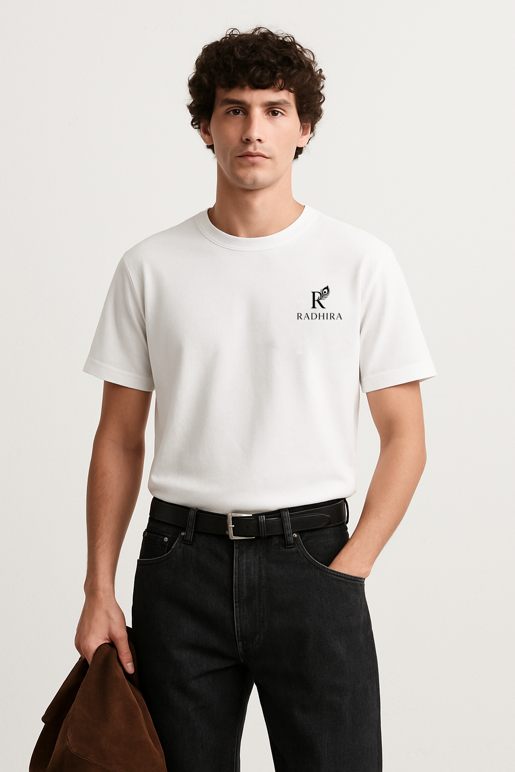 Oversized  Classic White  T-Shirt – Logo Edition
