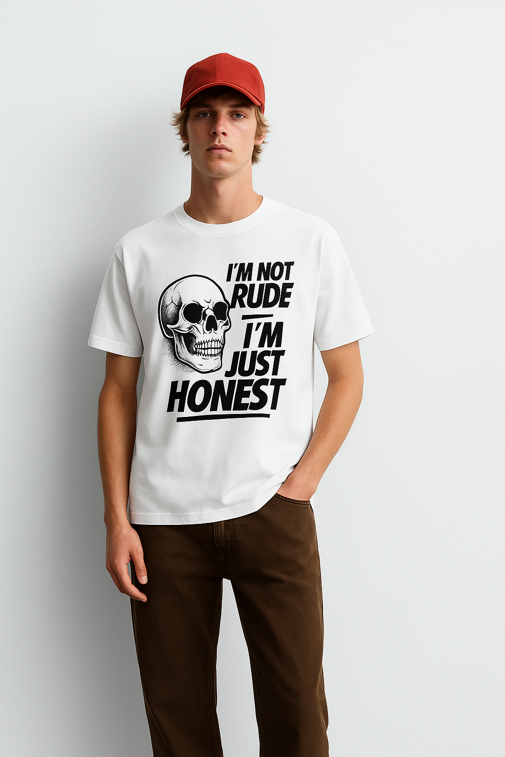 Premium Cotton  Oversized White T-Shirt